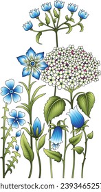 Exquisite border design, border pattern, Motif, Graph-digital-textile-design-flowers-leaves-Digital Design background with colorful objects and flowers-