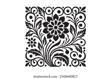 Exquisite Collection of Best-Selling Intricate Floral Laser Cut Designs for Decorative Panels, Wall Art, Home Decor, CNC Templates, Crafting Projects, and Artistic Laser Engraving Templates