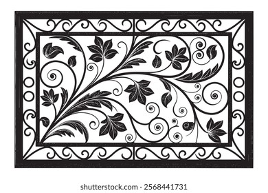 Exquisite Collection of Best-Selling Intricate Floral Laser Cut Designs for Decorative Panels, Wall Art, Home Decor, CNC Templates, Crafting Projects, and Artistic Laser Engraving Templates