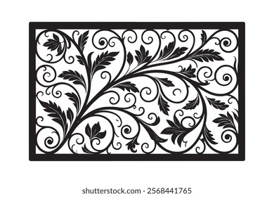 Exquisite Collection of Best-Selling Intricate Floral Laser Cut Designs for Decorative Panels, Wall Art, Home Decor, CNC Templates, Crafting Projects, and Artistic Laser Engraving Templates