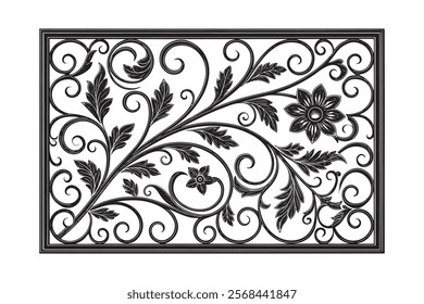 Exquisite Collection of Best-Selling Intricate Floral Laser Cut Designs for Decorative Panels, Wall Art, Home Decor, CNC Templates, Crafting Projects, and Artistic Laser Engraving Templates