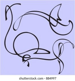 Exquisite Design Elements 17 (Vector) Very clean and exquisite design elements of ornamental type.  Very clean vectors!