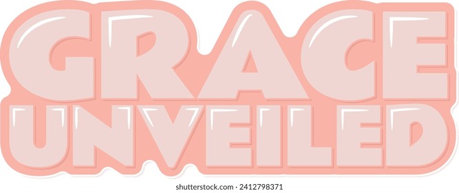 An exquisite Easter lettering vector design unveiling the essence of grace.