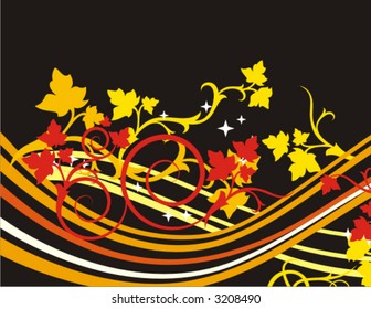 Exquisite floral background. Check my portfolio for more of this series as well as thousands of other great vector items.