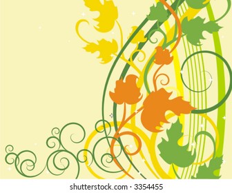 Exquisite floral background. Check my portfolio for more of this series as well as thousands of other great vector items.