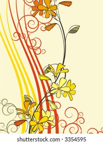 Exquisite floral background. Check my portfolio for more of this series as well as thousands of other great vector items.