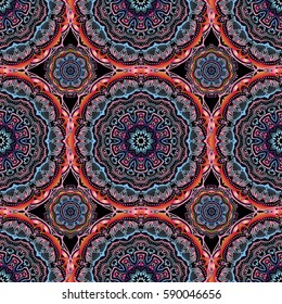 Exquisite floral baroque template. Vector damask seamless pattern element. Classical luxury old fashioned damask ornament, royal victorian seamless texture for wallpapers, textile, wrapping.