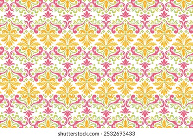 Exquisite Floral Seamless Pattern Featuring Unique Motifs and Natural Elements Perfect for Textile Fashion Vintage Wallpaper and Fabric Creations