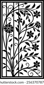 Exquisite Laser Cut Floral and Cityscape Art Panels – Intricate Designs for DIY Crafts, CNC Cutting, and Papercraft Projects