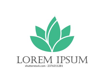 "Exquisite lotus logo, symbolizing purity and beauty. Perfect for spa, wellness, or beauty businesses. Clean and elegant design."