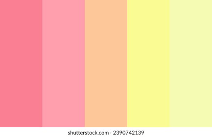 Ilustración de vectores de paleta de colores de frambuesa exquisita y encantadora