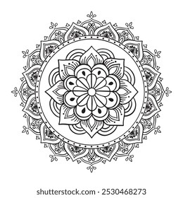 Eine exquisite Mandala-Vektorkunst