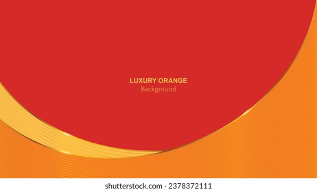 Exquisite and opulent orange background, evoking a sense of luxury and grandeur. This composition is perfect for high-end branding materials, elegant designs, and exclusive presentations.