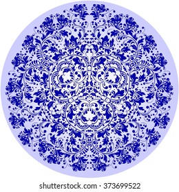  exquisite pattern blue