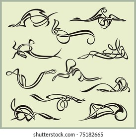 Exquisite Scroll Ornamental Designs