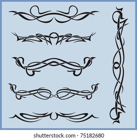 Exquisite Scroll Ornamental Designs