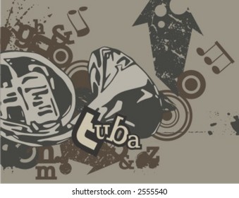 Exquisite Series of Musical Typography Backgrounds in Grunge Style. Check my portfolio for much more of this series as well as thousands of similar and other great vector items.