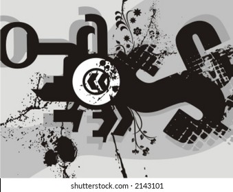 Exquisite Series of Typography Grunge Backgrounds. Check my portfolio for much more of this series as well as thousands of similar and other great vector items.
