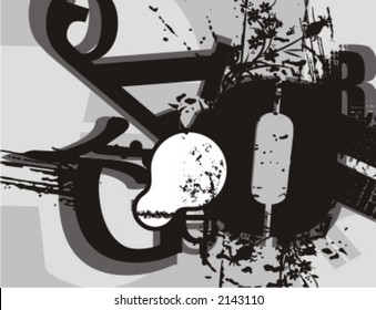 Exquisite Series of Typography Grunge Backgrounds. Check my portfolio for much more of this series as well as thousands of similar and other great vector items.