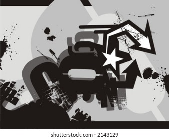 Exquisite Series of Typography Grunge Backgrounds. Check my portfolio for much more of this series as well as thousands of similar and other great vector items.