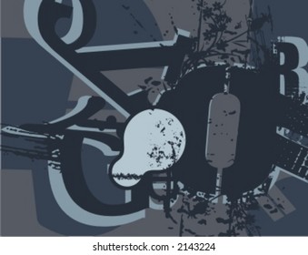 Exquisite Series of Typography Grunge Backgrounds. Check my portfolio for much more of this series as well as thousands of similar and other great vector items.