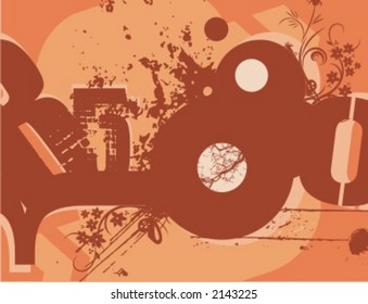 Exquisite Series of Typography Grunge Backgrounds. Check my portfolio for much more of this series as well as thousands of similar and other great vector items.