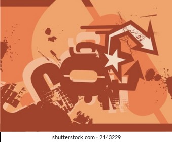 Exquisita Serie de Tipografías Grunge fondos. Revisa mi portafolio para mucho más de esta serie así como miles de artículos similares y otros grandes vectores.