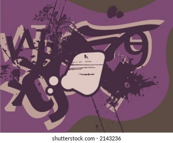 Exquisite Series of Typography Grunge Backgrounds. Check my portfolio for much more of this series as well as thousands of similar and other great vector items.