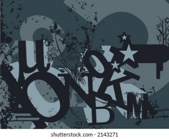 Exquisite Series of Typography Grunge Backgrounds. Check my portfolio for much more of this series as well as thousands of similar and other great vector items.
