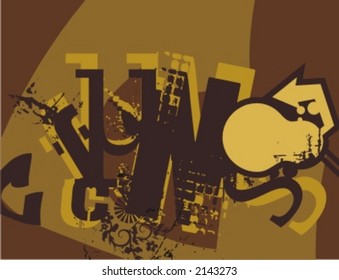 Exquisite Series of Typography Grunge Backgrounds. Check my portfolio for much more of this series as well as thousands of similar and other great vector items.
