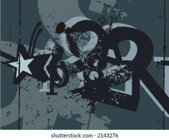 Exquisita Serie de Tipografías Grunge fondos. Revisa mi portafolio para mucho más de esta serie así como miles de artículos similares y otros grandes vectores.