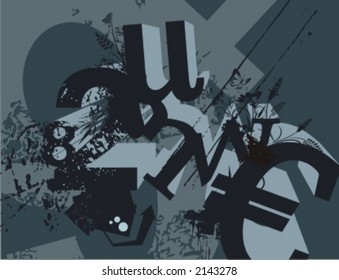 Exquisite Series of Typography Grunge Backgrounds. Check my portfolio for much more of this series as well as thousands of similar and other great vector items.