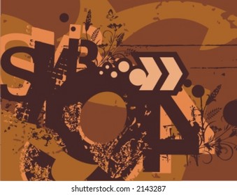 Exquisita Serie de Tipografías Grunge fondos. Revisa mi portafolio para mucho más de esta serie así como miles de artículos similares y otros grandes vectores.