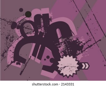 Exquisite Serie von Typografie-Grunge-Hintergründen. Sehen Sie sich mein Portfolio für viel mehr dieser Serie sowie Tausende von ähnlichen und anderen großartigen Vektorgrafiken an.