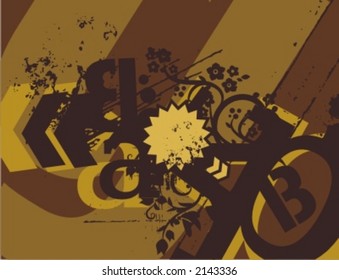 Exquisita Serie de Tipografías Grunge fondos. Revisa mi portafolio para mucho más de esta serie así como miles de artículos similares y otros grandes vectores.