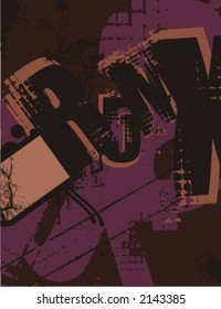 Exquisite Series of Typography Grunge Backgrounds. Check my portfolio for much more of this series as well as thousands of similar and other great vector items.