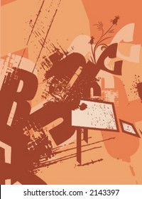 Exquisite Series of Typography Grunge Backgrounds. Check my portfolio for much more of this series as well as thousands of similar and other great vector items.