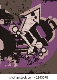 Exquisite Series of Typography Grunge Backgrounds. Check my portfolio for much more of this series as well as thousands of similar and other great vector items.