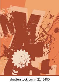 Exquisita Serie de Tipografías Grunge fondos. Revisa mi portafolio para mucho más de esta serie así como miles de artículos similares y otros grandes vectores.