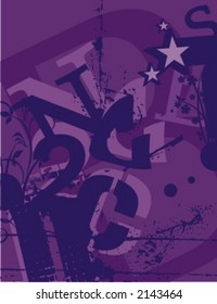 Exquisite Serie von Typografie-Grunge-Hintergründen. Sehen Sie sich mein Portfolio für viel mehr dieser Serie sowie Tausende von ähnlichen und anderen großartigen Vektorgrafiken an.