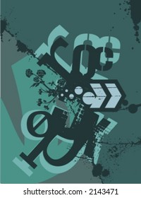 Exquisite Series of Typography Grunge Backgrounds. Check my portfolio for much more of this series as well as thousands of similar and other great vector items.
