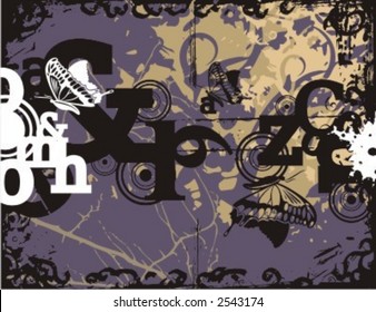 Exquisite Series of Typography Grunge Backgrounds. Check my portfolio for much more of this series as well as thousands of similar and other great vector items.