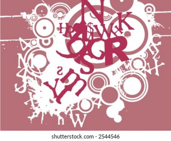 Exquisite Series of Typography Grunge Backgrounds. Check my portfolio for much more of this series as well as thousands of similar and other great vector items.