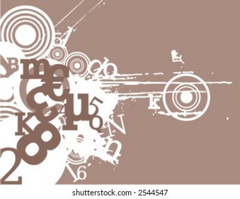 Exquisite Series of Typography Grunge Backgrounds. Check my portfolio for much more of this series as well as thousands of similar and other great vector items.
