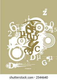 Exquisite Series of Typography Grunge Backgrounds. Check my portfolio for much more of this series as well as thousands of similar and other great vector items.