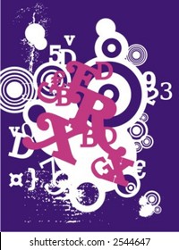 Exquisite Series of Typography Grunge Backgrounds. Check my portfolio for much more of this series as well as thousands of similar and other great vector items.
