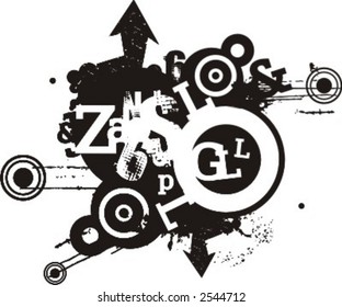 Exquisite Series of Typography Grunge Backgrounds. Check my portfolio for much more of this series as well as thousands of similar and other great vector items.