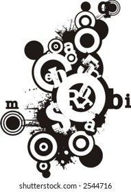 Exquisite Series of Typography Grunge Backgrounds. Check my portfolio for much more of this series as well as thousands of similar and other great vector items.