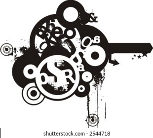 Exquisite Series of Typography Grunge Backgrounds. Check my portfolio for much more of this series as well as thousands of similar and other great vector items.