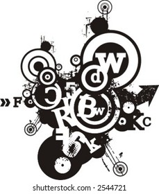 Exquisite Series of Typography Grunge Backgrounds. Check my portfolio for much more of this series as well as thousands of similar and other great vector items.